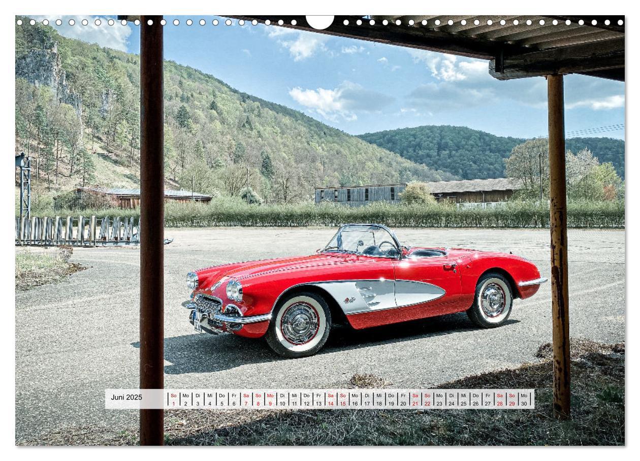 Bild: 9783383998232 | American Deam Car Corvette C1 (Wandkalender 2025 DIN A3 quer),...