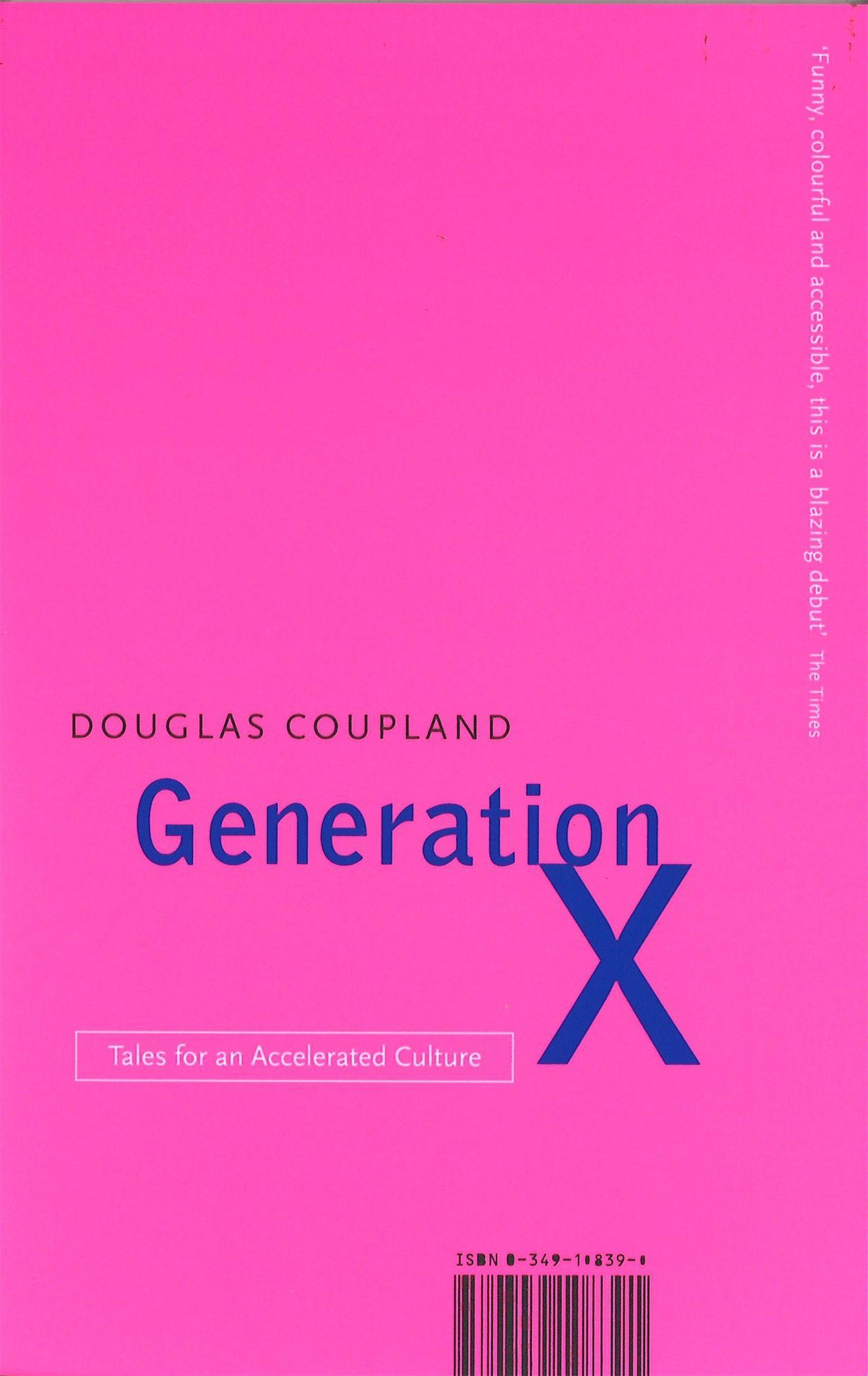 Cover: 9780349108391 | Generation X | Tales for an accelerated Culture | Douglas Coupland