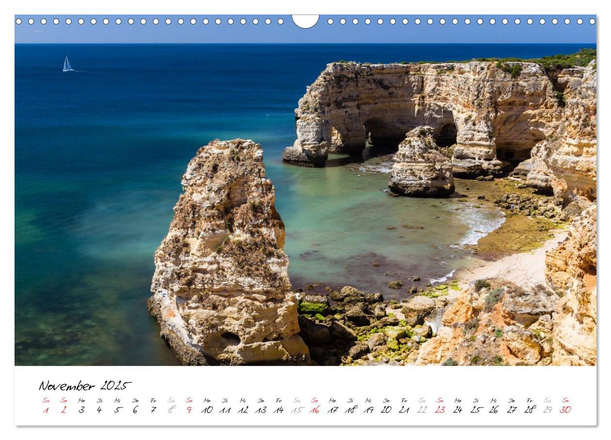 Bild: 9783435655618 | Die portugiesische Atlantikküste - Algarve (Wandkalender 2025 DIN...