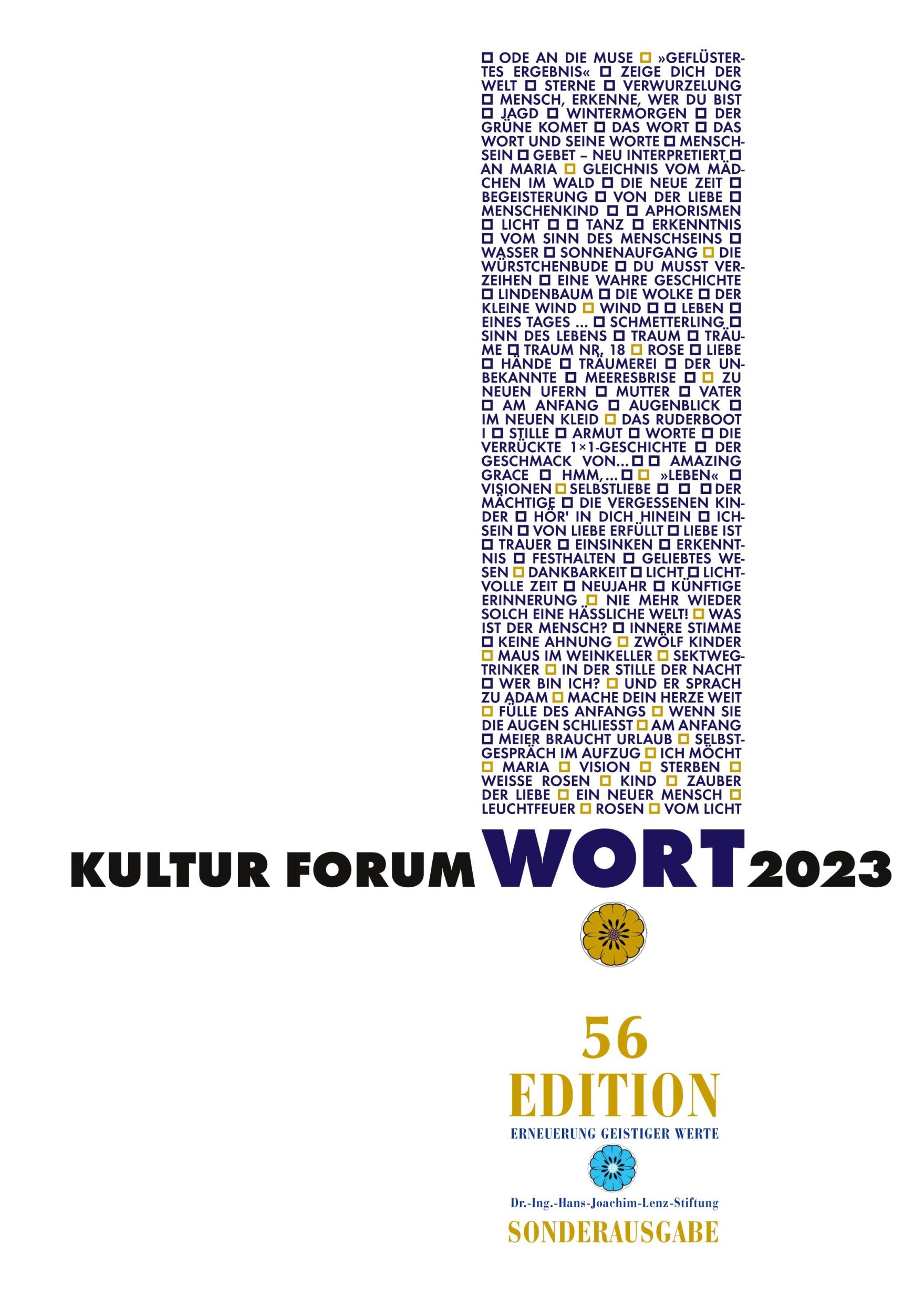 Cover: 9783938088593 | Kultur Forum Wort 2023 Sonderausgabe | Mainz | Taschenbuch | Paperback