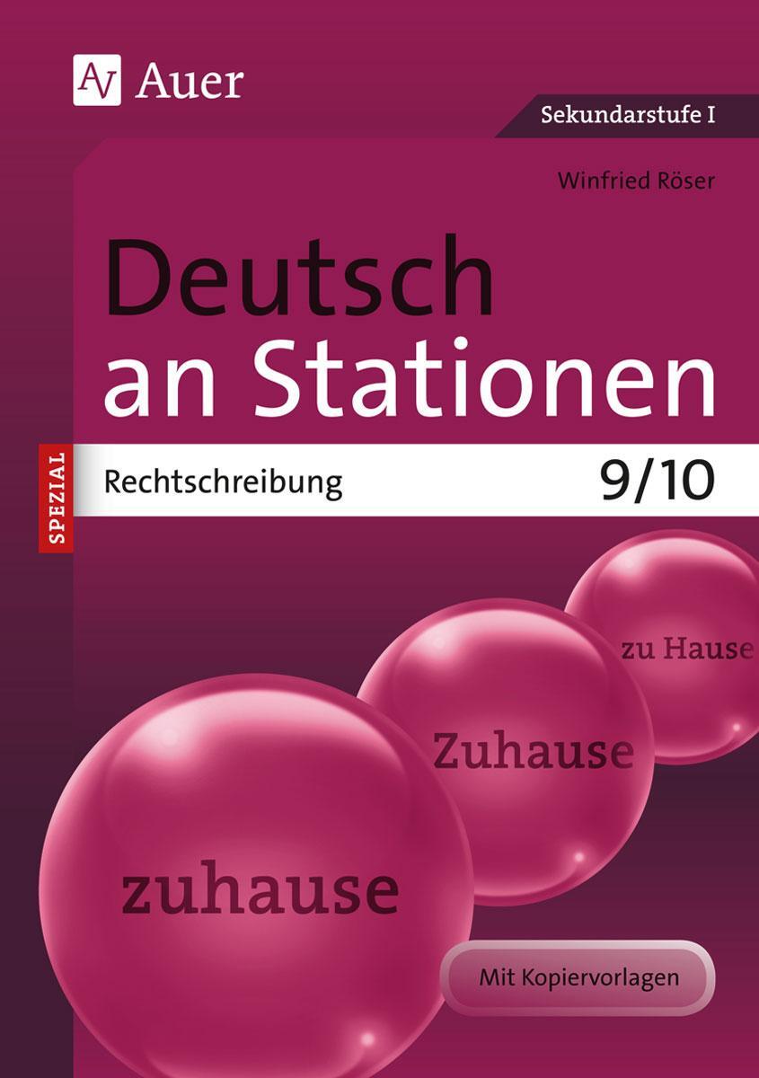 Cover: 9783403068976 | Deutsch an Stationen spezial Rechtschreibung 9-10 | Winfried Röser
