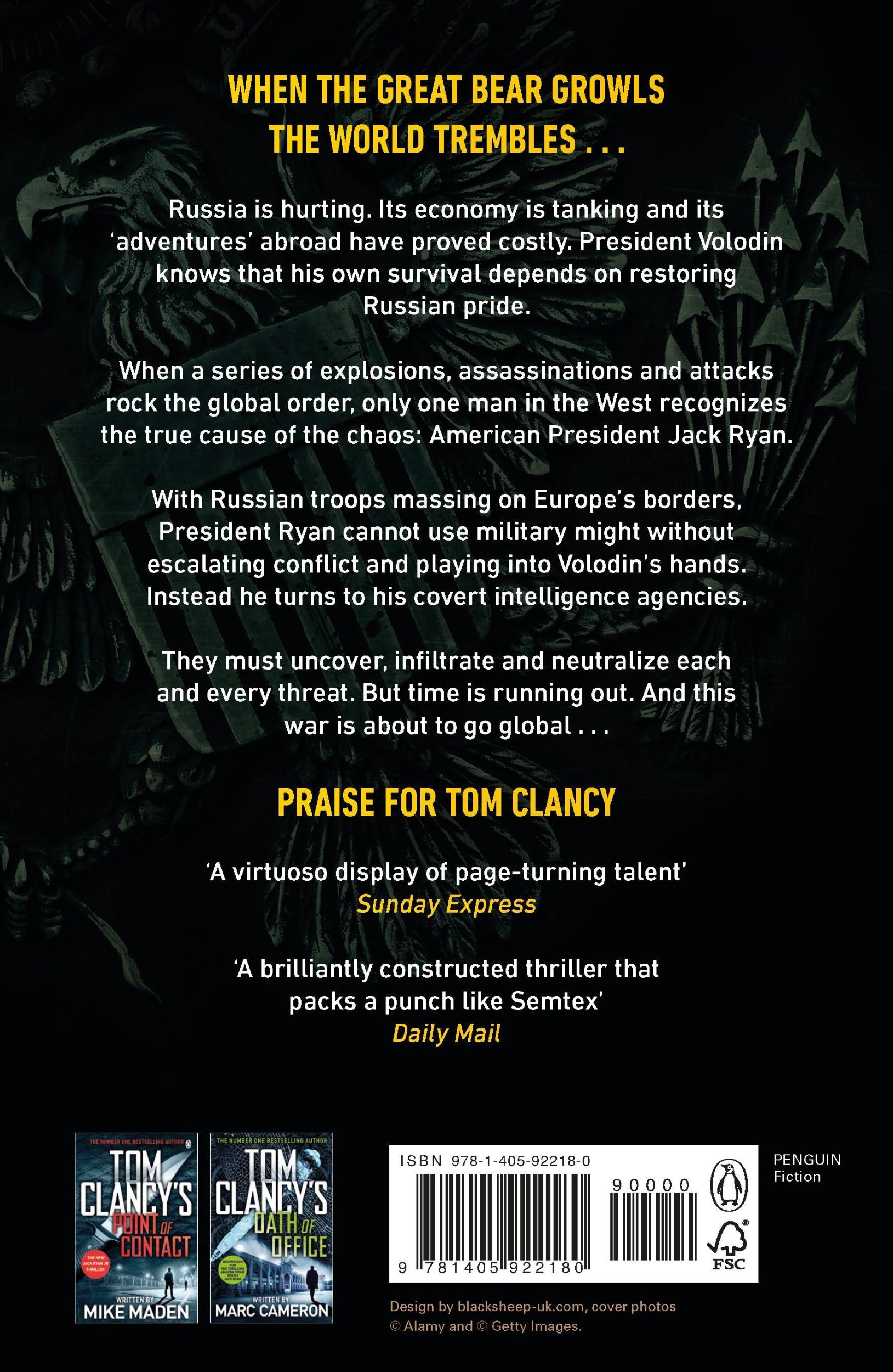 Rückseite: 9781405922180 | Tom Clancy's Commander-in-Chief | Mark Greaney | Taschenbuch | 2016