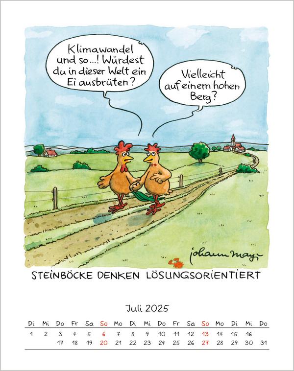 Bild: 9783731876595 | Steinbock 2025 | Verlag Korsch | Kalender | Spiralbindung | 13 S.