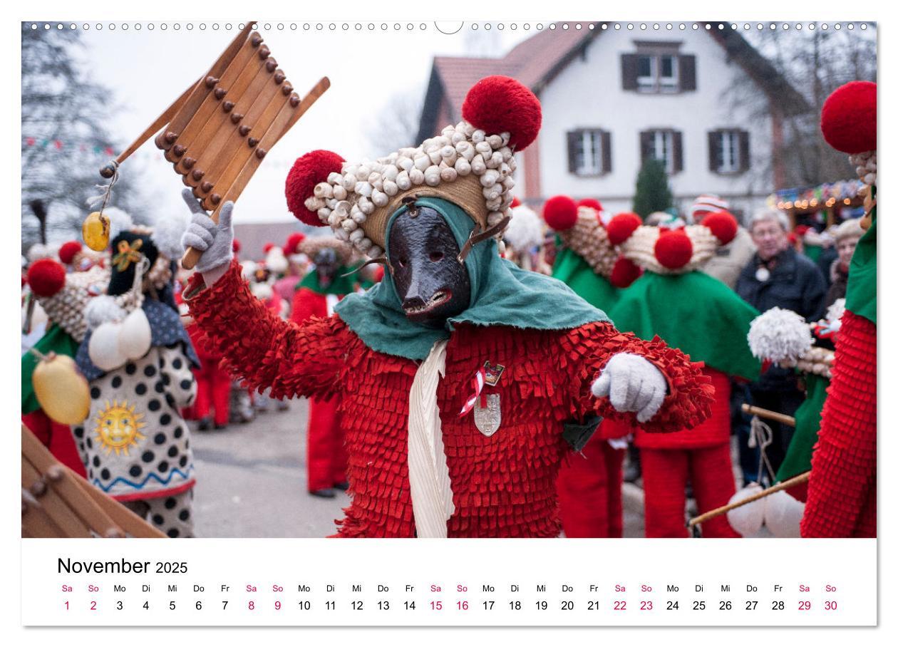 Bild: 9783435105410 | Die Elzacher Fastnacht (Wandkalender 2025 DIN A2 quer), CALVENDO...