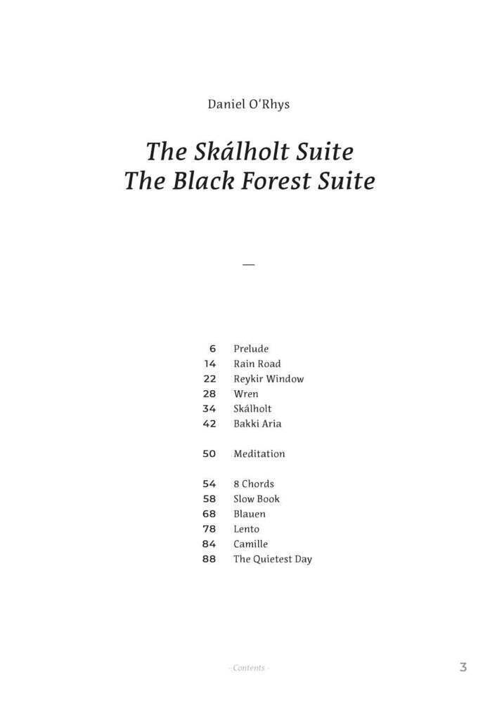 Bild: 9783954562695 | Daniel O'Rhys: The Skálholt Suite - The Black Forest Suite | Edition