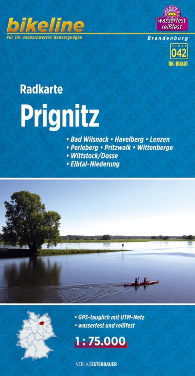 Cover: 9783850003919 | Bikeline Radkarte Prignitz 1 : 75 000 | (Land-)Karte | Deutsch | 2014