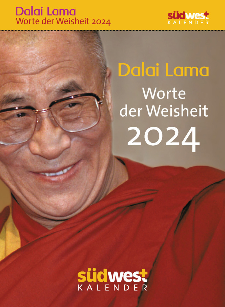 Cover: 9783517102122 | Dalai Lama - Worte der Weisheit 2024 - Tagesabreißkalender zum...