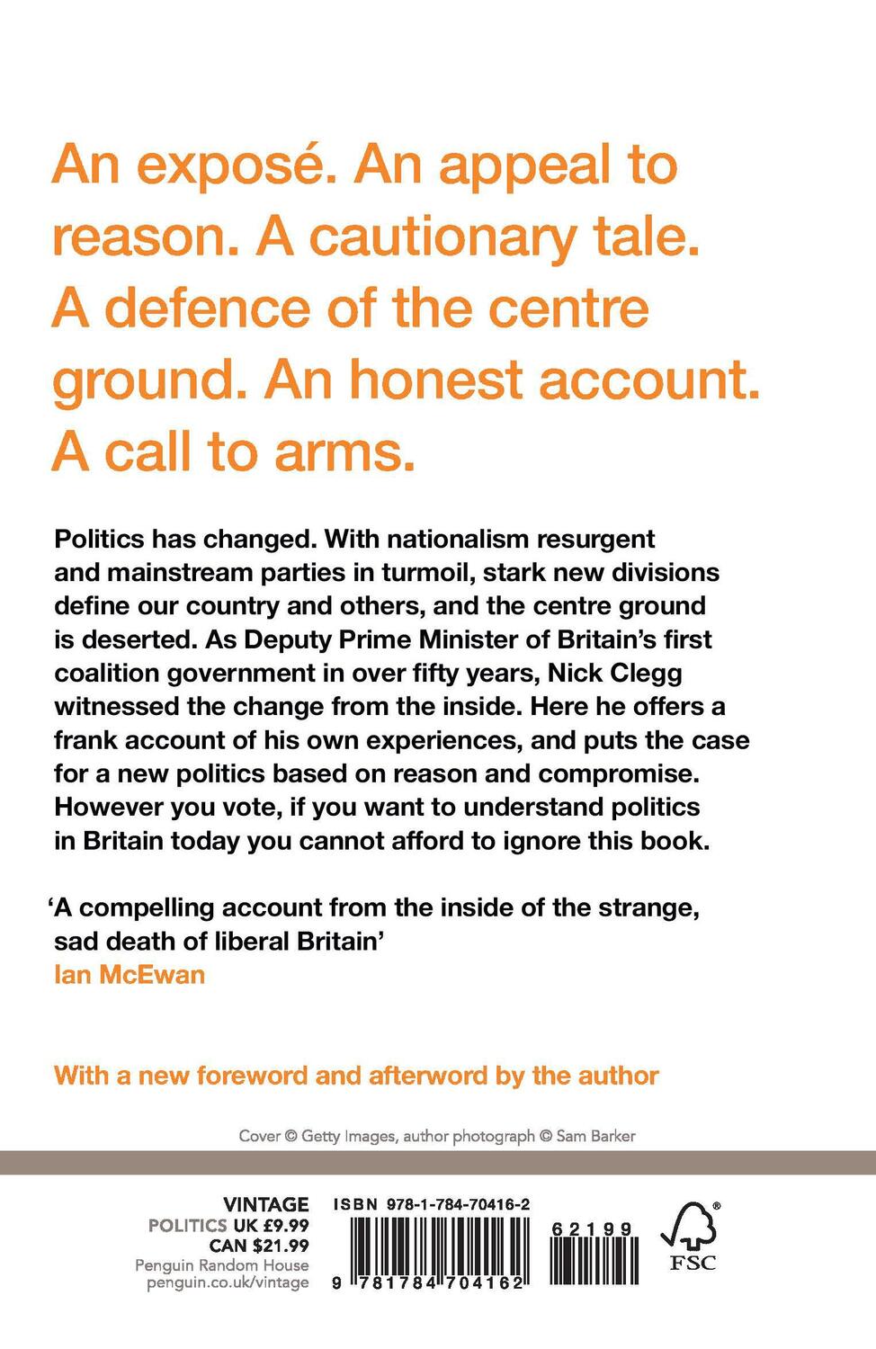 Rückseite: 9781784704162 | Politics | Between the Extremes | Nick Clegg | Taschenbuch | Englisch