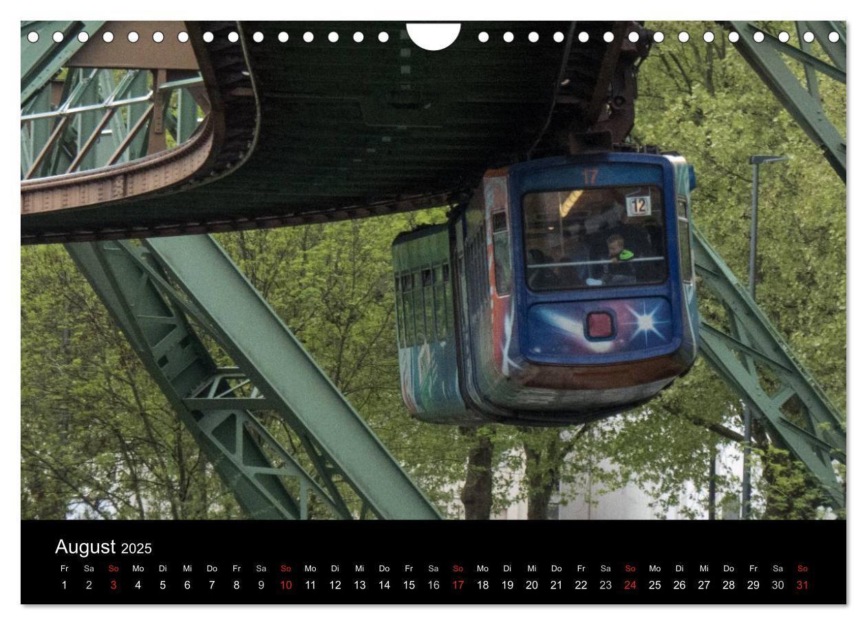 Bild: 9783435527618 | Die Wuppertaler Schwebebahn (Wandkalender 2025 DIN A4 quer),...