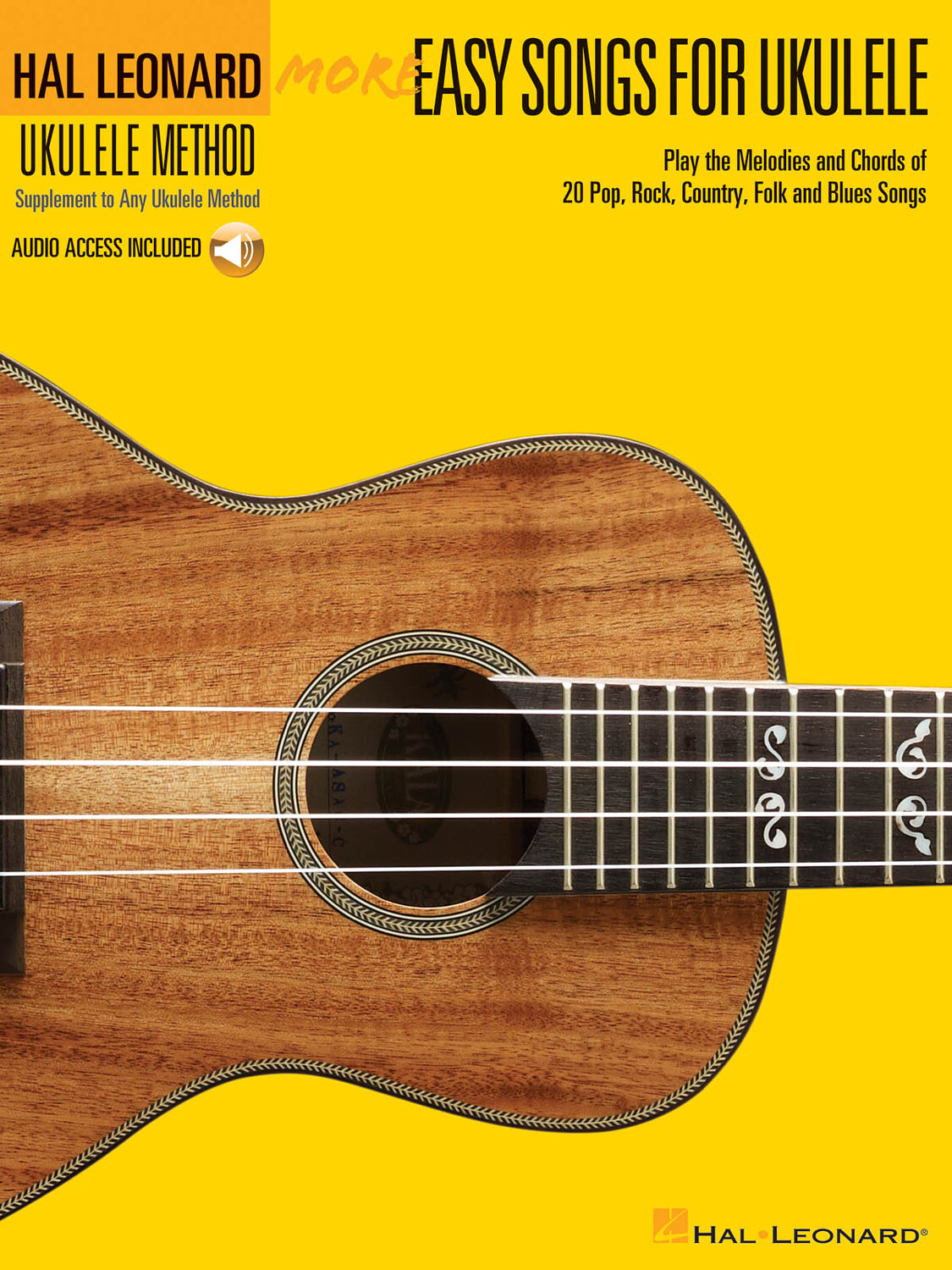 Cover: 884088899981 | More Easy Songs for Ukulele | Hal Leonard Ukulele Method | Fretted