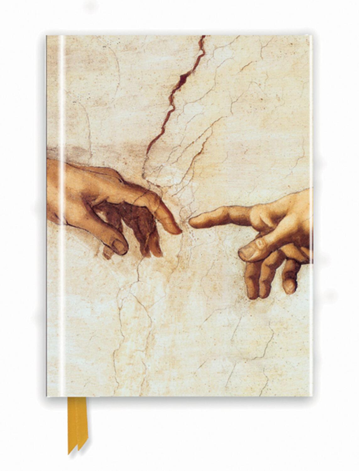 Cover: 9781786641144 | Michelangelo: Creation Hands (Foiled Journal) | Flame Tree Studio