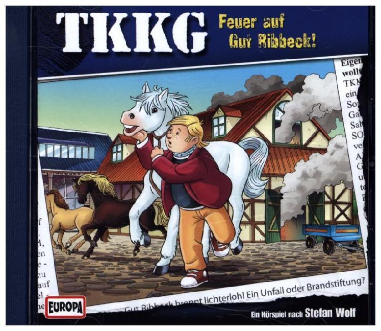Cover: 888750526526 | Ein Fall für TKKG - Feuer auf Gut Ribbeck!, 1 Audio-CD | Audio-CD