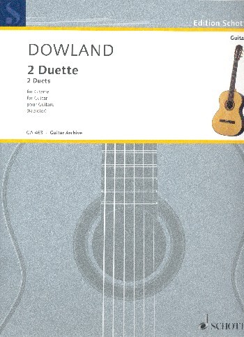 Cover: 9790001097123 | 2 Duette - 2 Duets | John Dowland | Buch | Schott Music