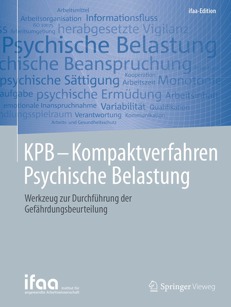Cover: 9783662548974 | KPB - Kompaktverfahren Psychische Belastung | angewandte | Taschenbuch