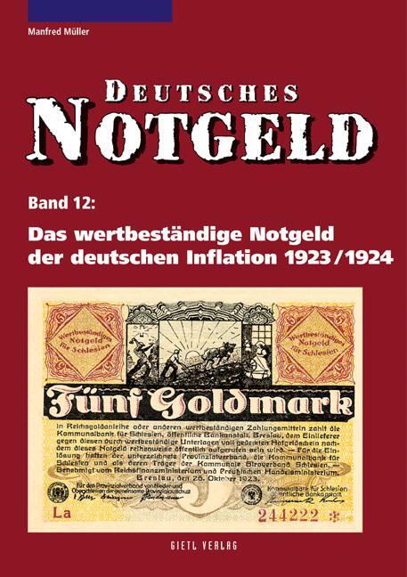 Cover: 9783866465190 | Das wertbeständige Notgeld der deutschen Inflation 1923/1924 | Müller