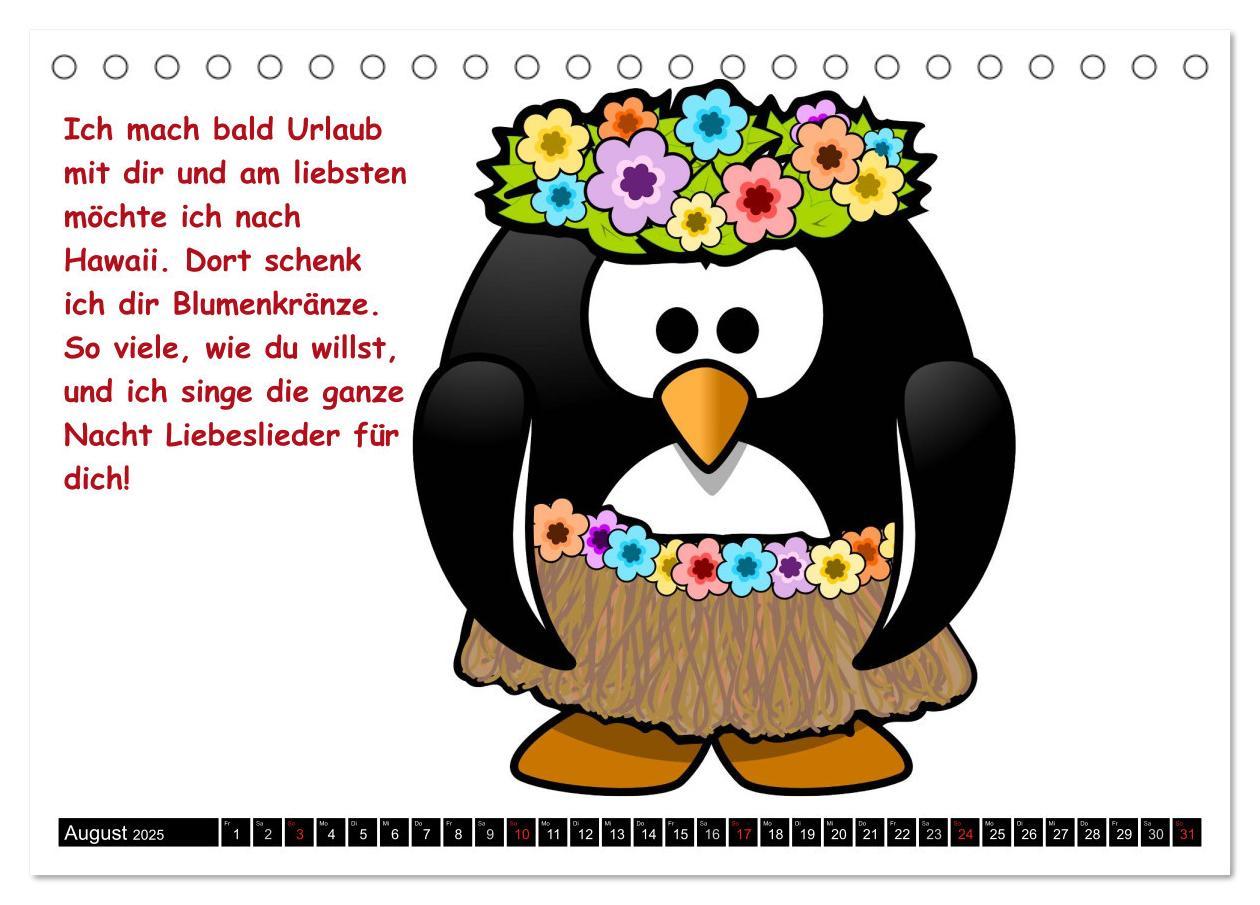 Bild: 9783435734931 | Pinguine im siebten Himmel! (Tischkalender 2025 DIN A5 quer),...