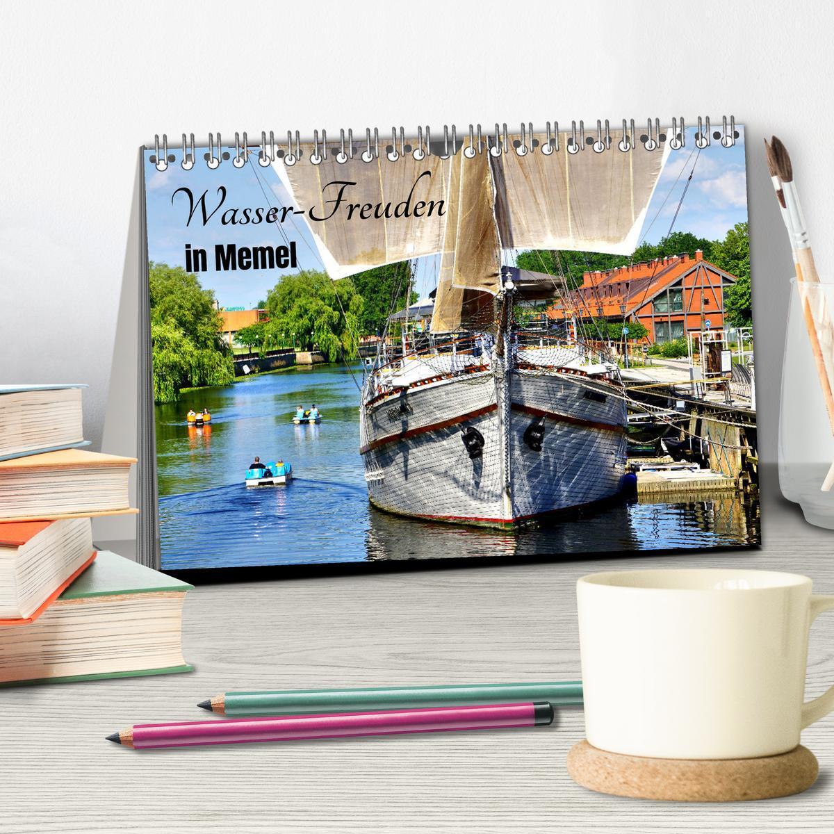 Bild: 9783435054510 | Wasser-Freuden in Memel (Tischkalender 2025 DIN A5 quer), CALVENDO...