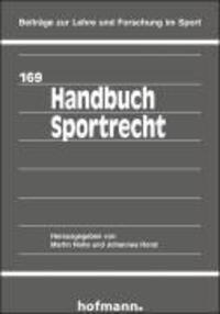 Cover: 9783778046906 | Handbuch Sportrecht | Beiträge zur Lehre und Forschung im Sport 169