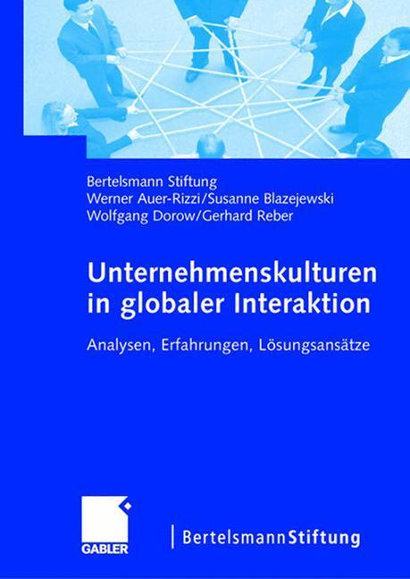 Cover: 9783834900524 | Unternehmenskulturen in globaler Interaktion | Blazejewski (u. a.)