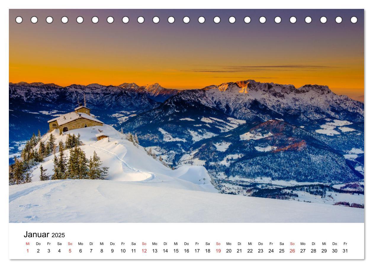 Bild: 9783435153879 | Berchtesgadener Berge im Licht (Tischkalender 2025 DIN A5 quer),...