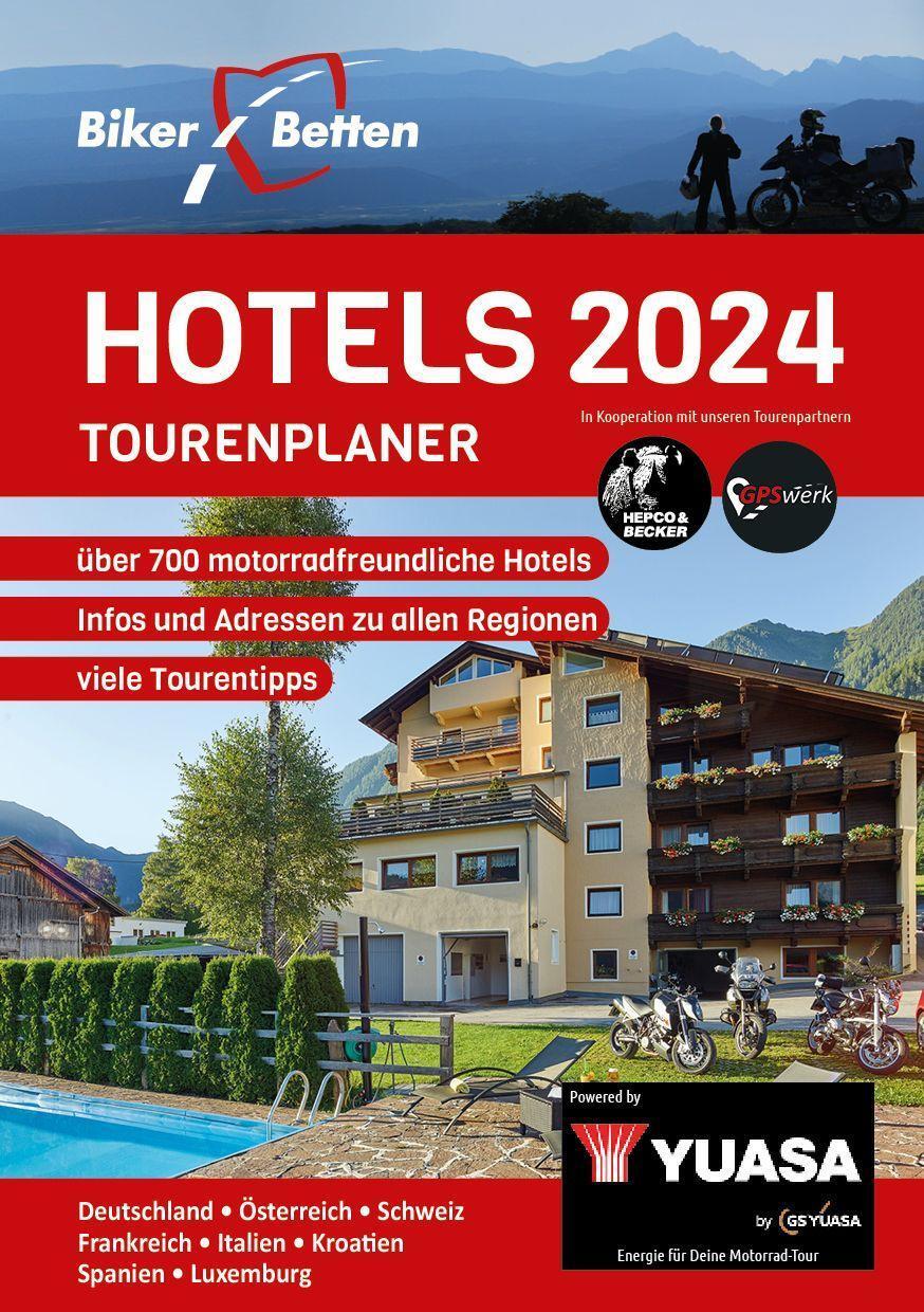 Cover: 9783937063348 | Bikerbetten Hotels 2024 | Tourenplaner | Taschenbuch | 384 S. | 2023
