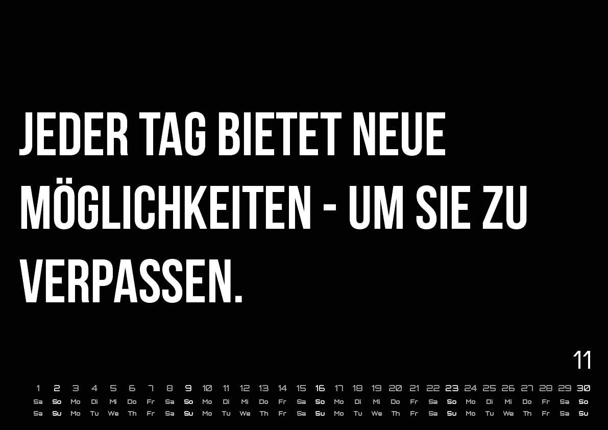 Bild: 9783986735302 | DEMOTIVATION 2025 - dein demotivierender Begleiter - Kalender DIN A3