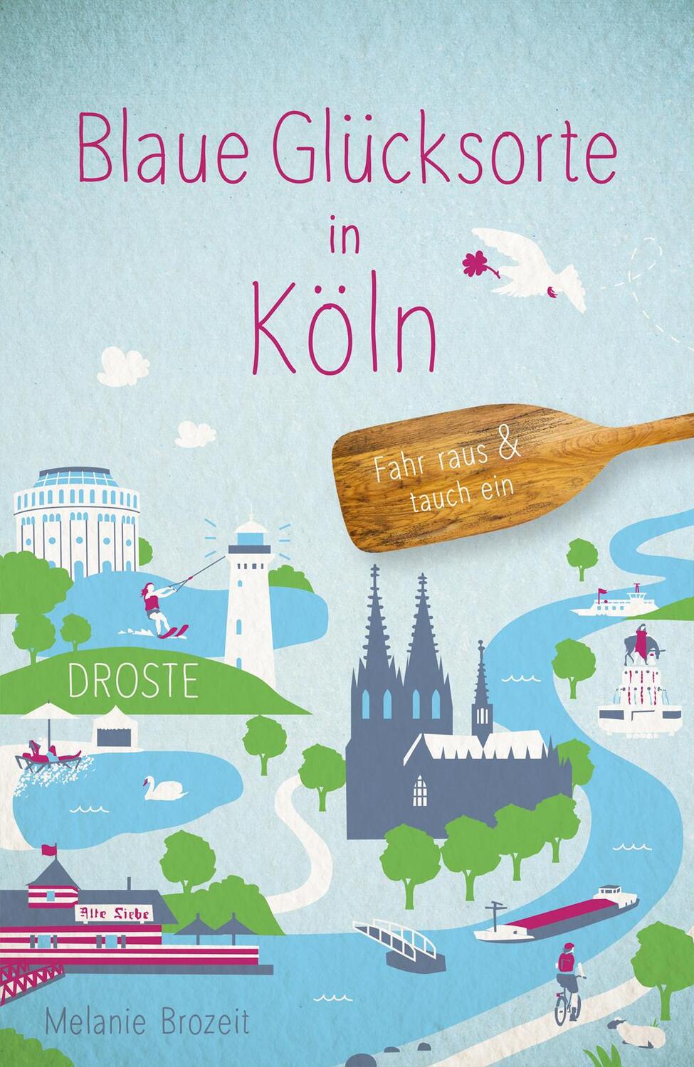 Cover: 9783770023035 | Blaue Glücksorte in Köln | Fahr raus &amp; tauch ein | Melanie Brozeit
