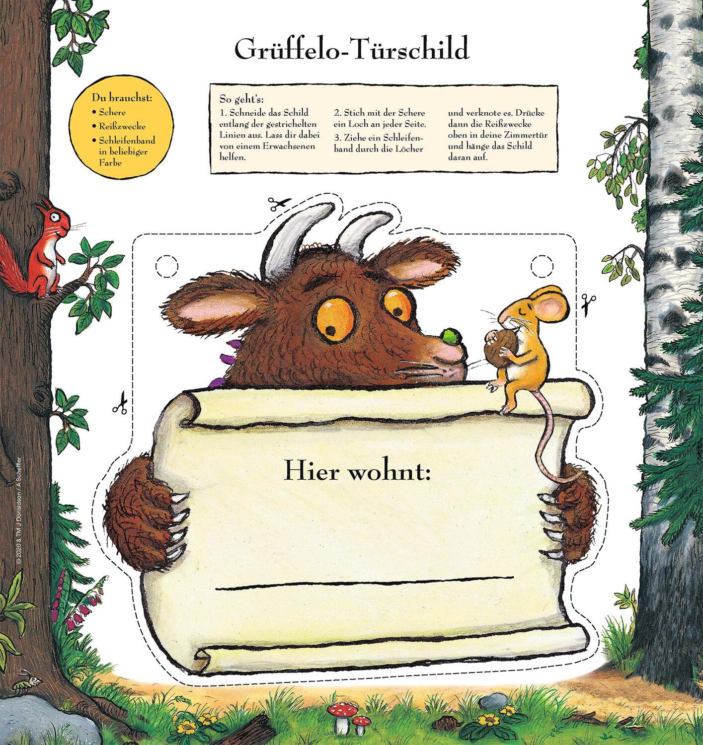 Bild: 9783833239649 | Der Grüffelo: Mein großer Bastelspaß | Taschenbuch | 48 S. | Deutsch