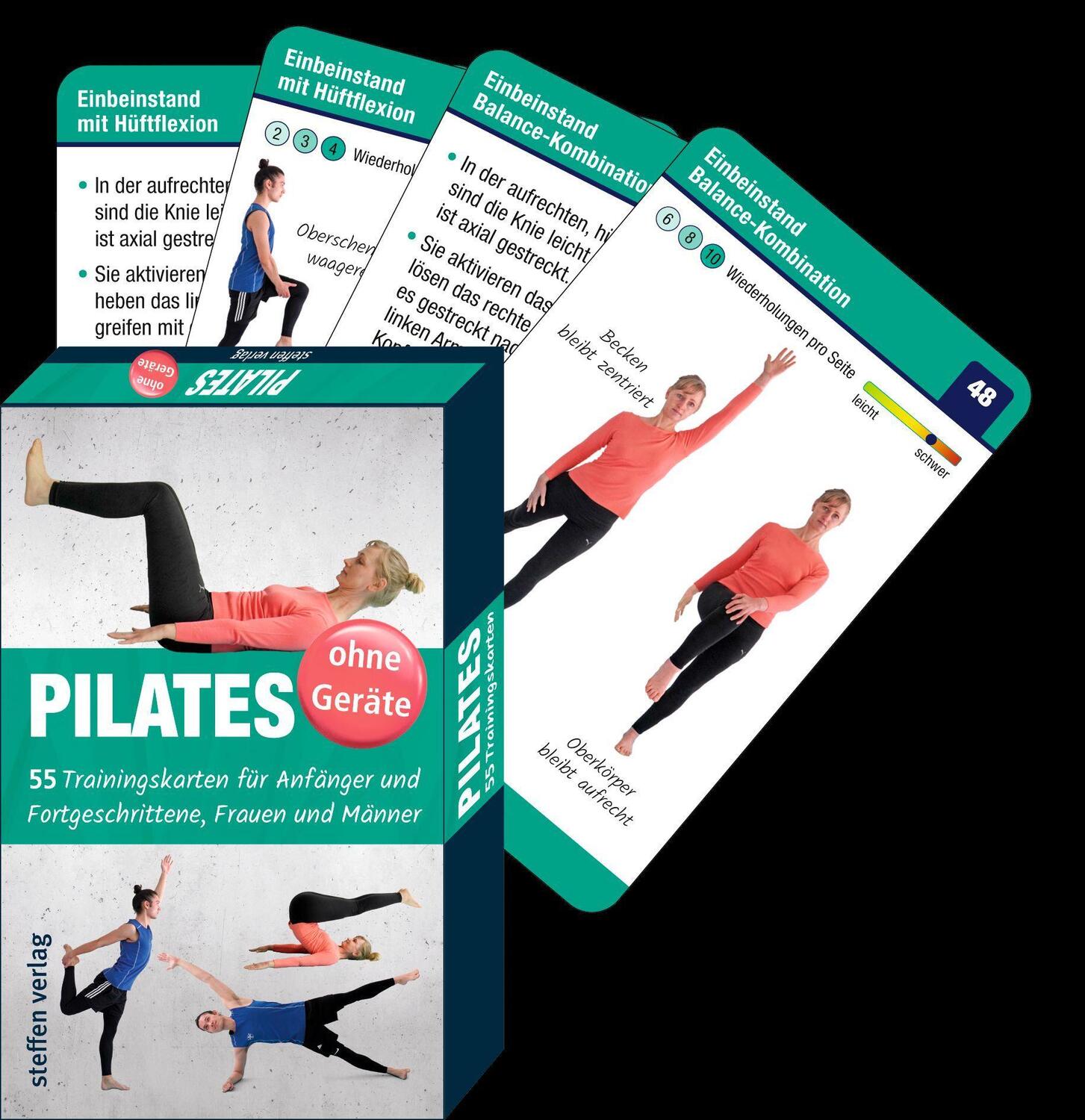 Cover: 9783957991140 | Trainingskarten: Pilates ohne Geräte | Benno Paulitz (u. a.) | Buch