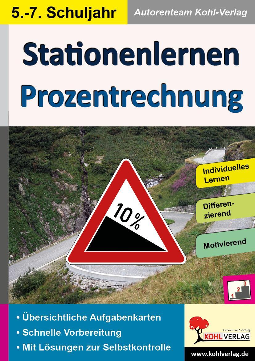 Cover: 9783960400882 | Stationenlernen Prozentrechnung | Hans-J. Schmidt | Taschenbuch | 2018