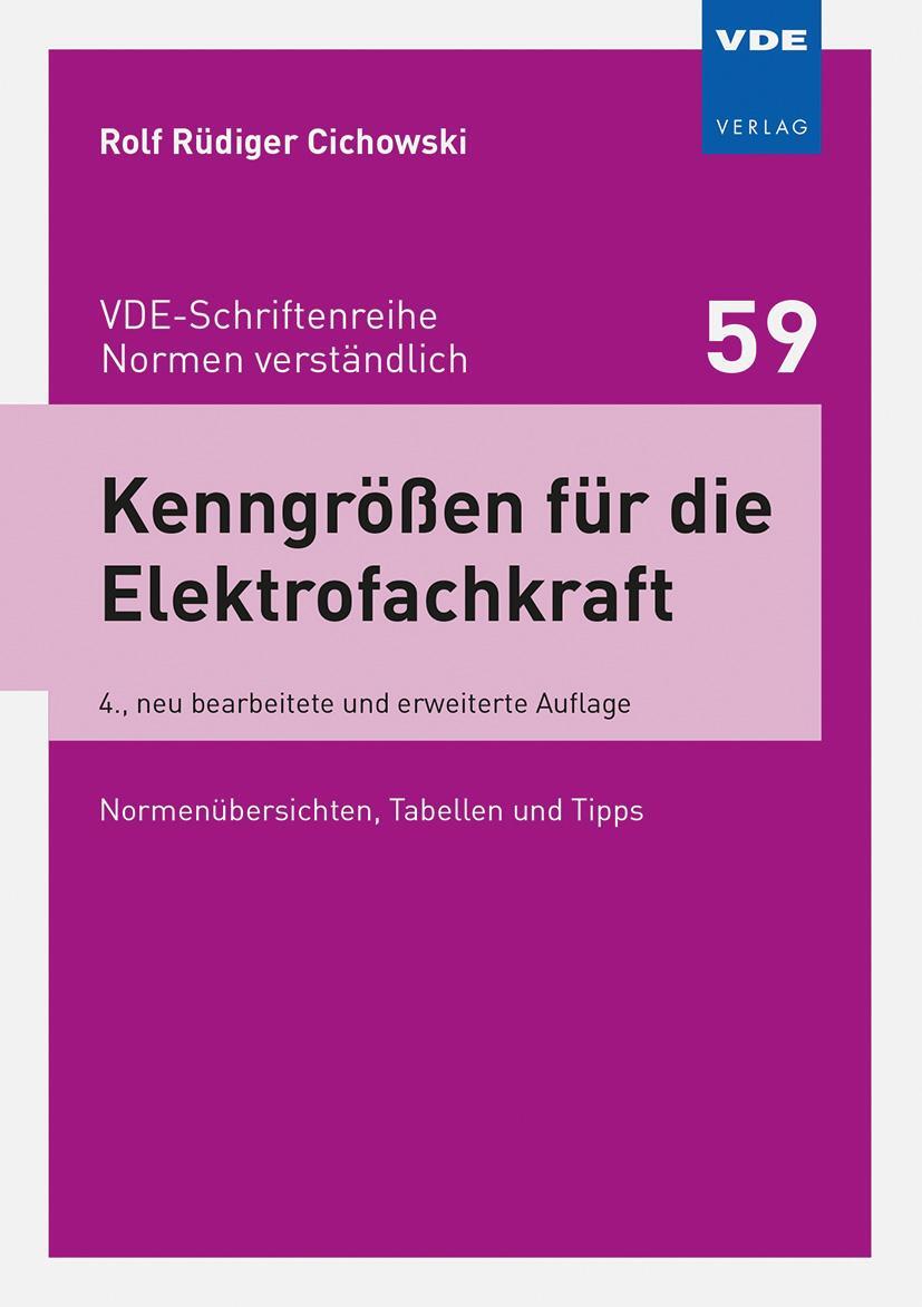 Bild: 9783800753239 | Kenngrößen für die Elektrofachkraft | Rolf Rüdiger Cichowski | Buch