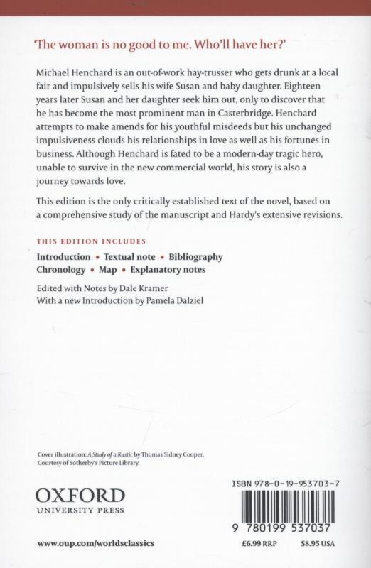 Rückseite: 9780199537037 | The Mayor of Casterbridge | Thomas Hardy | Taschenbuch | Englisch