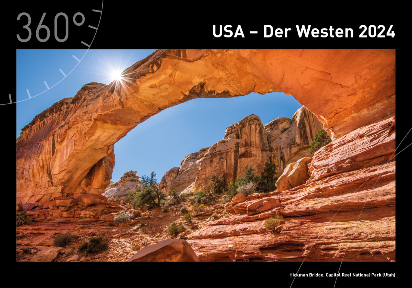 Cover: 9783968553559 | 360° USA - Der Westen Premiumkalender 2024 | Christian Heeb | Kalender