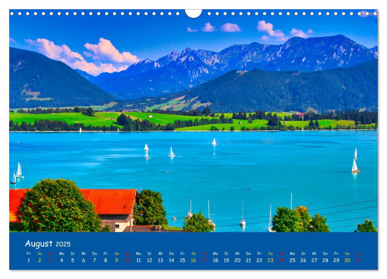 Bild: 9783435065981 | Allgäu Liebe (Wandkalender 2025 DIN A3 quer), CALVENDO Monatskalender