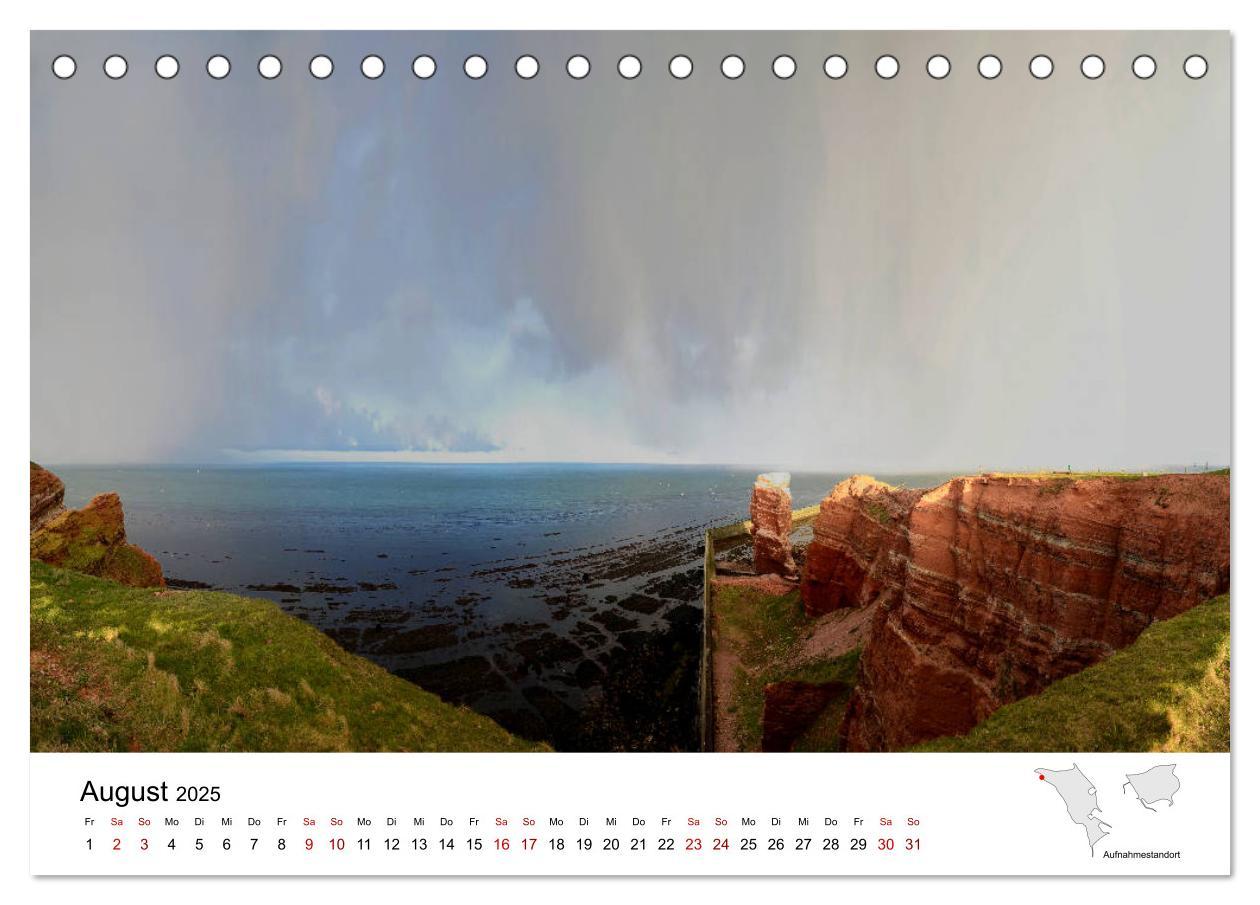 Bild: 9783435389254 | Mitreisekalender 2025 Helgoland (Tischkalender 2025 DIN A5 quer),...