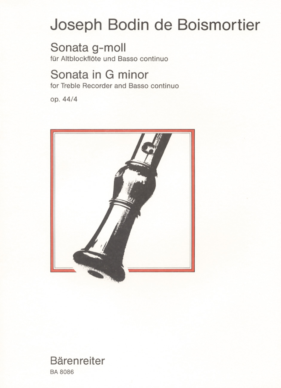 Cover: 9790006488568 | Sonate 4 g minor Opus 44 | Joseph Bodin de Boismortier | Buch