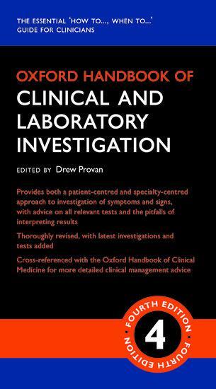 Cover: 9780198766537 | Oxford Handbook of Clinical and Laboratory Investigation | Drew Provan