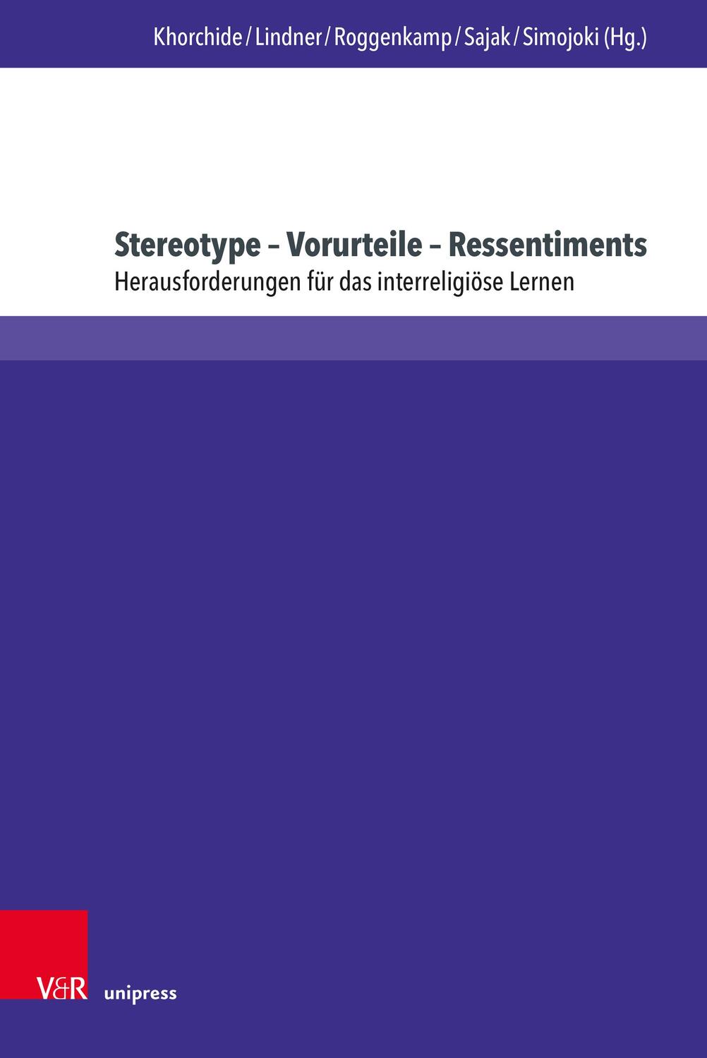 Cover: 9783847113461 | Stereotype - Vorurteile - Ressentiments | Mouhanad Khorchide (u. a.)