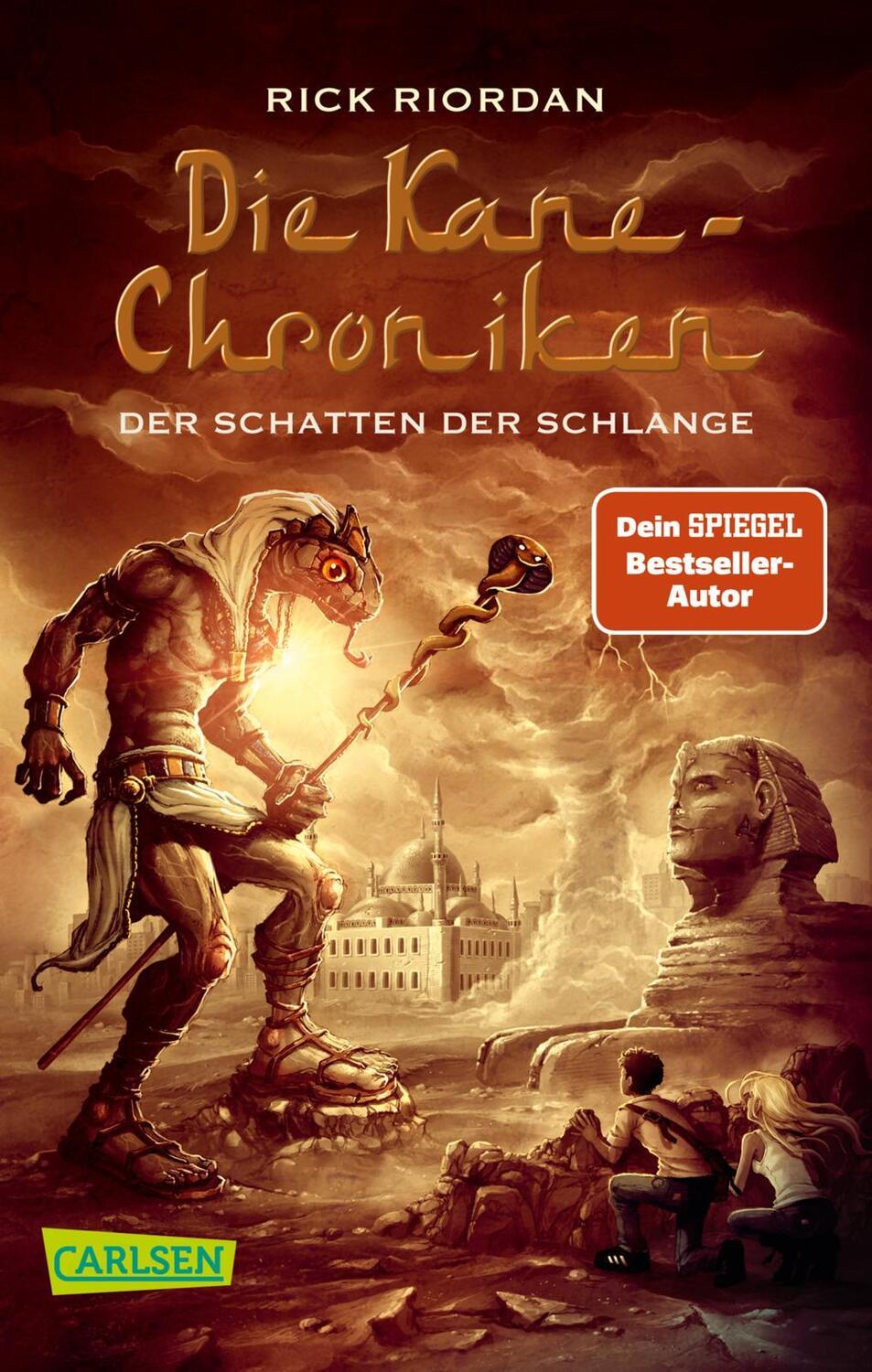 Cover: 9783551315069 | Die Kane-Chroniken 03: Der Schatten der Schlange | Rick Riordan | Buch