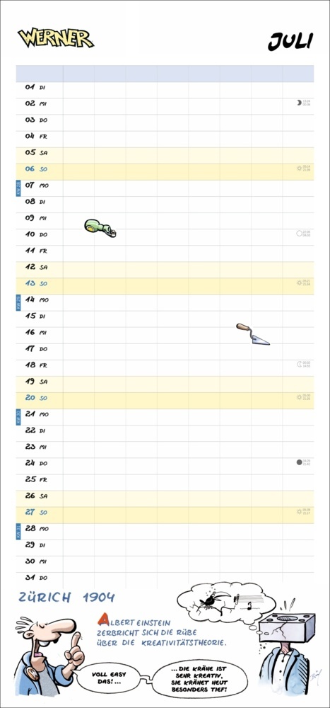 Bild: 9783756405824 | Werner Werkstattplaner 2025 | Rötger Feldmann | Kalender | 14 S.