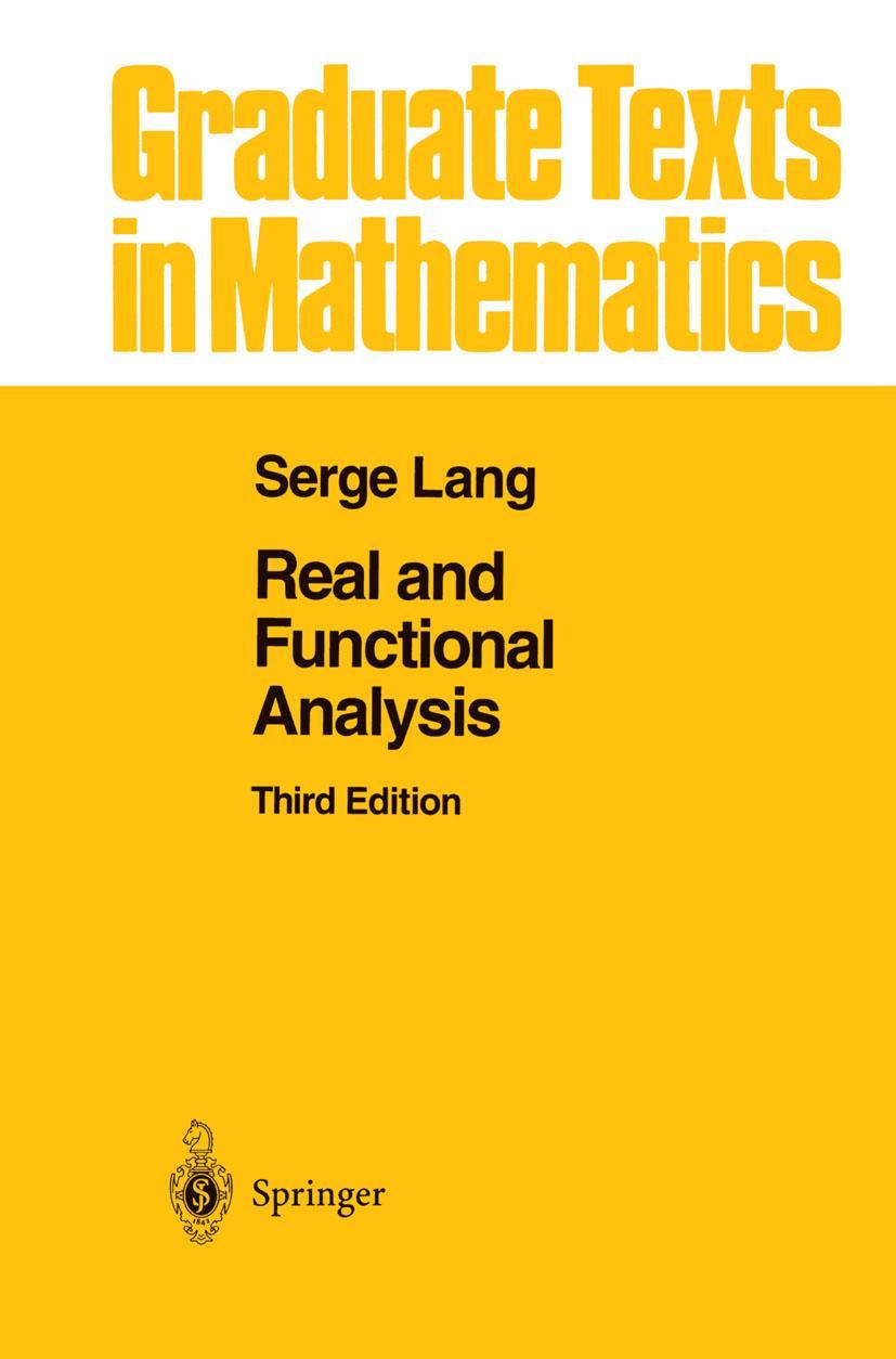 Cover: 9780387940014 | Real and Functional Analysis | Serge Lang | Buch | xiv | Englisch