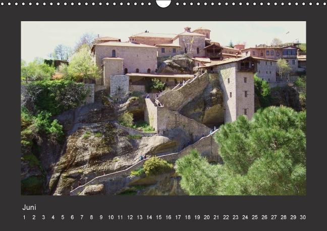 Bild: 9783660203462 | Meteora-Klöster in Griechenland (Wandkalender immerwährend DIN A3...
