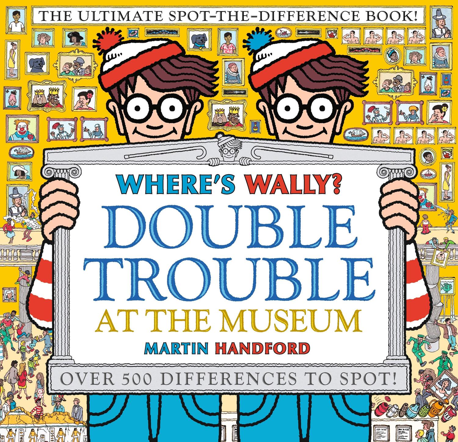 Cover: 9781406380590 | Where's Wally? Double Trouble at the Museum: The Ultimate...