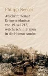 Cover: 9783837048957 | Abschrift meiner Kriegserlebnisse von 1914-1918, welche ich in...