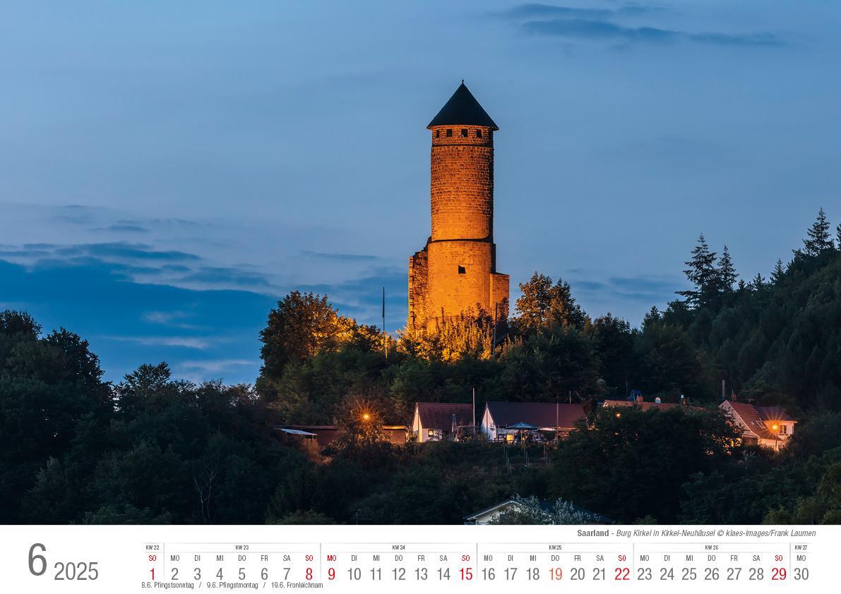 Bild: 9783965352155 | Saarland 2025 Bildkalender A3 quer Spiralbindung | Holger Klaes | 2025