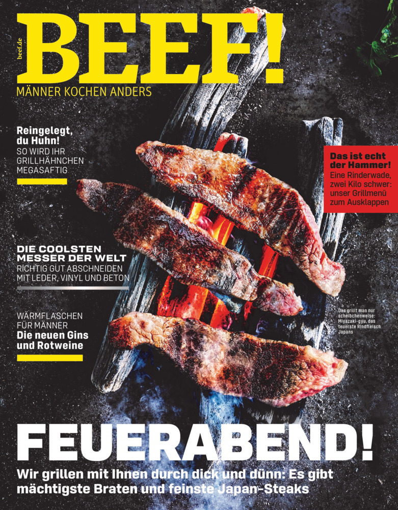 Cover: 9783517101453 | BEEF! Nr. 67 (1/2022) | Männer kochen anders | GmbH | Taschenbuch