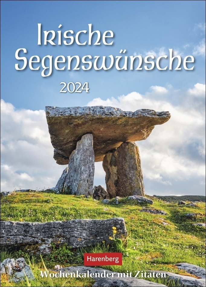 Cover: 9783840031618 | Irische Segenswünsche Wochenkalender 2024. Ein Foto-Kalender voll...