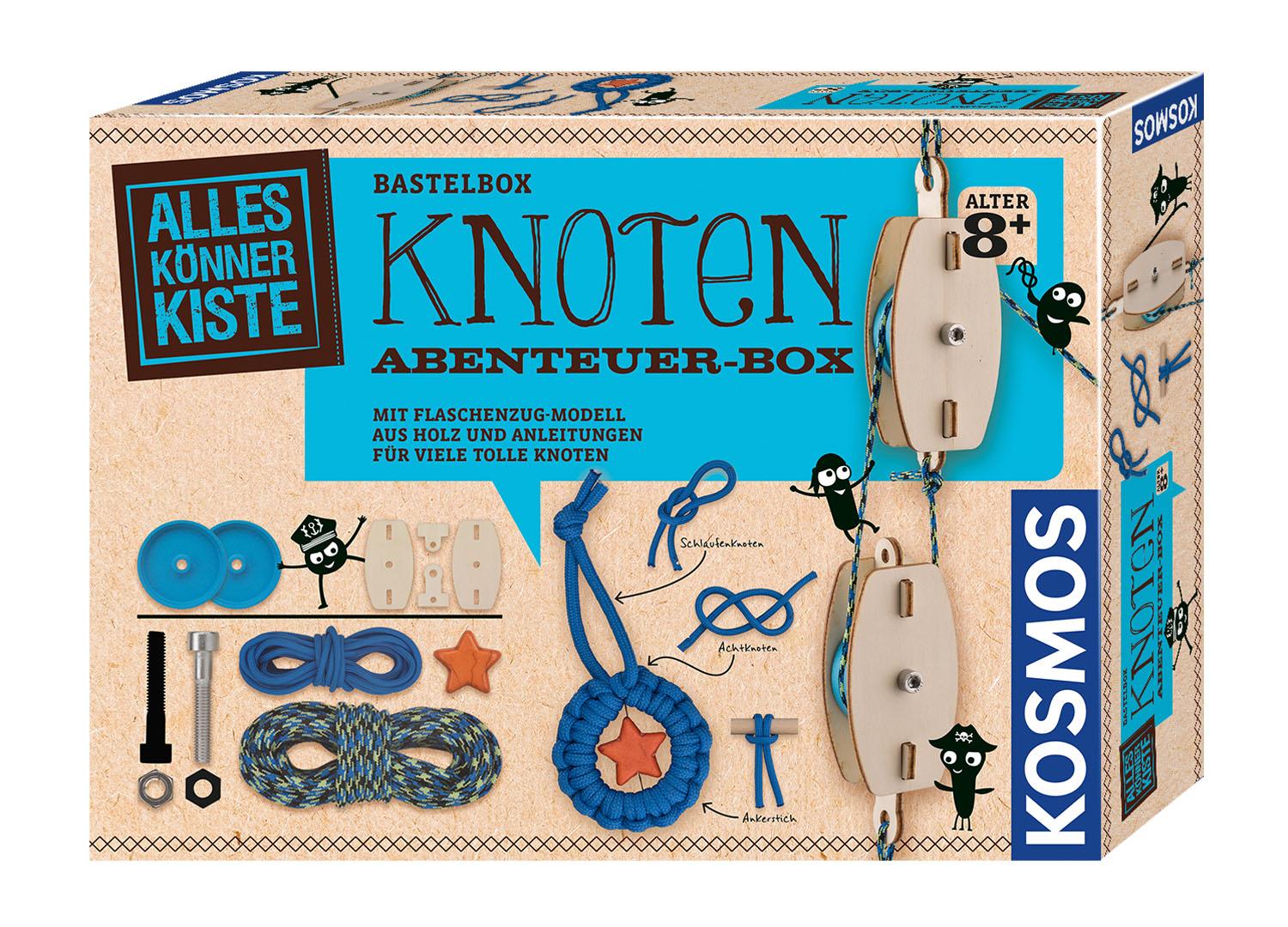 Cover: 4002051604325 | Bastelbox Knoten Abenteuer-Box | Bastel-Set | Spiel | Brettspiel