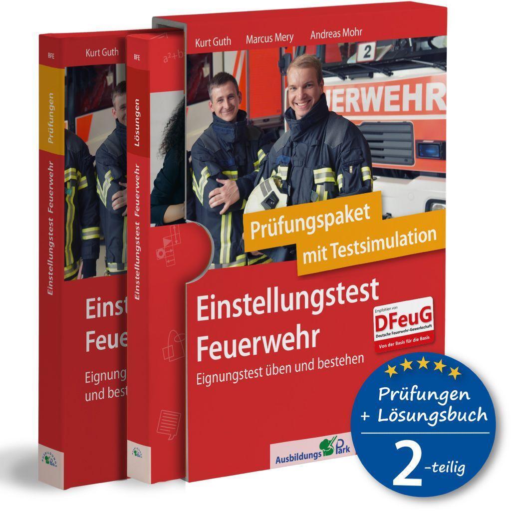 Cover: 9783956241543 | Einstellungstest Feuerwehr: Prüfungspaket mit Testsimulation | Buch