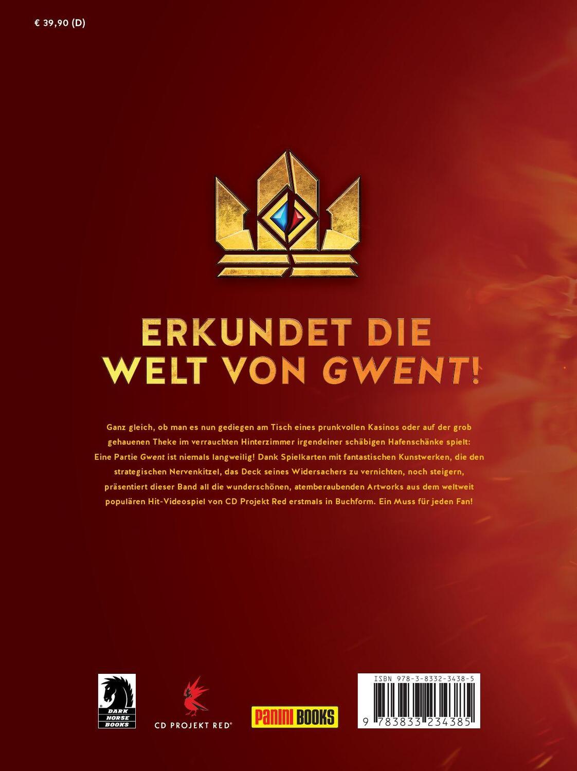 Rückseite: 9783833234385 | Gwent: The Art of The Witcher Card Game | Panini | Buch | 216 S.